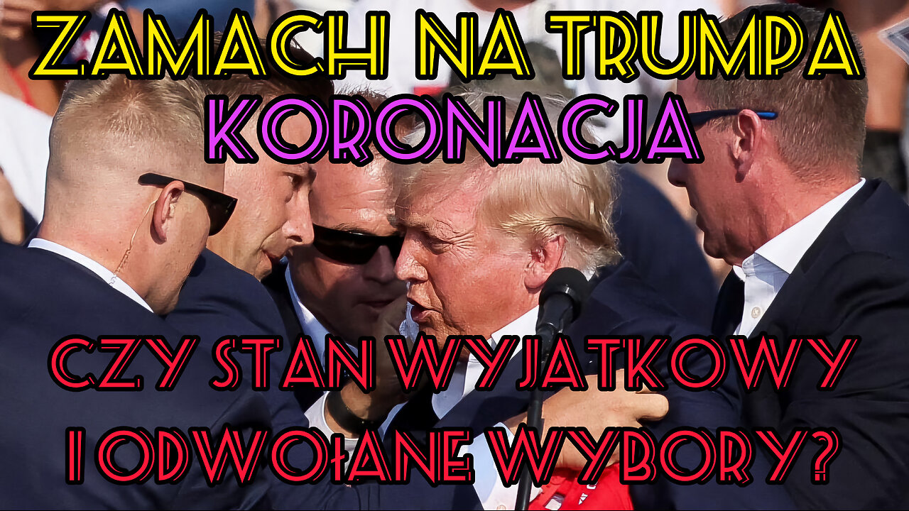 PILNE! Zamach na Trumpa w Pensylwanii. Koronacja czy pretekst stanu wyjatkowego i ratunek dla Bidena