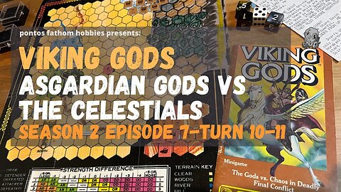 Viking Gods from TSR Games S2E7 - Season 2 Episode 7 - Asgardian Gods vs The Celestials - Turn 10-11