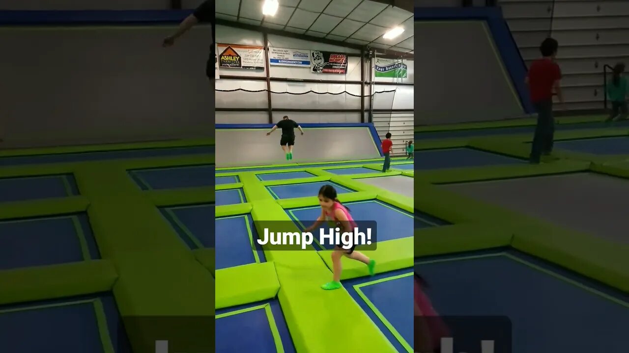 Look who's jumping! 🤗 #shorts #trampoline #kidsplaying #jumping #exercise