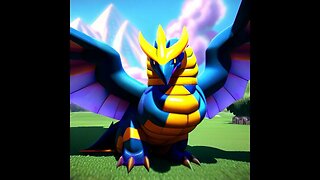 Giratina fused with Articuno #giratina #articuno #wonderapp