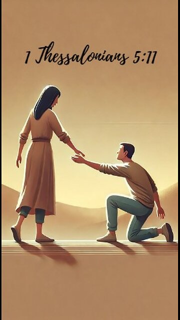 1 Thessalonians 5:11 - Therefore encourage one another and build each other up, just as in fact...