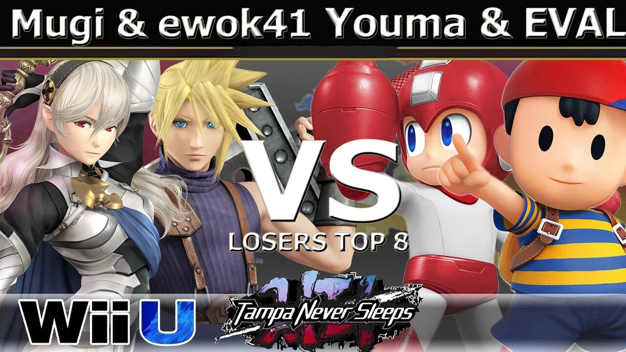 Mugi & ewok41 vs. EVAL & Youma - Wii U Doubles Losers Top 8 - TNS7
