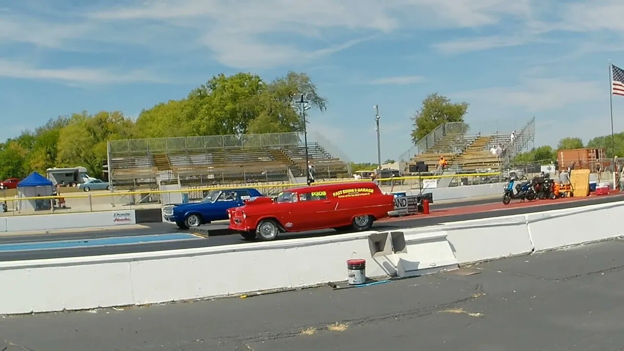 The Studebaker starts off another round of Bracket racing part 4