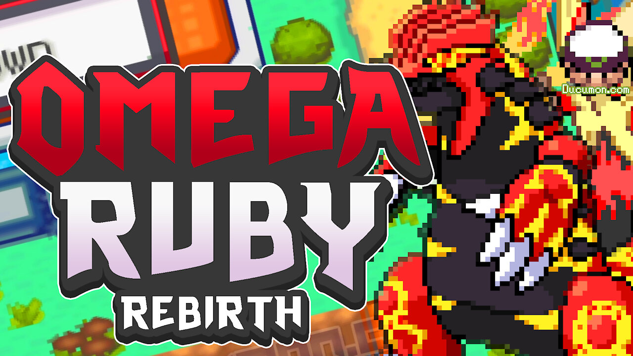 Pokemon Omega Ruby Rebirth - New GBA Hack ROM has New Post-Game, up to Gen 8, Harder mode...