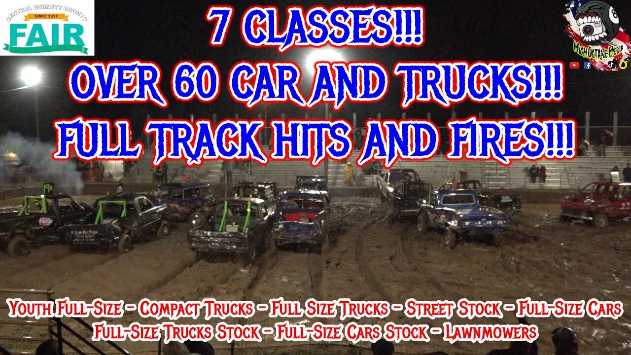 Demolition Derby - 7 Classes - Over 60 Cars and Trucks - Webster, WI 08-23-23