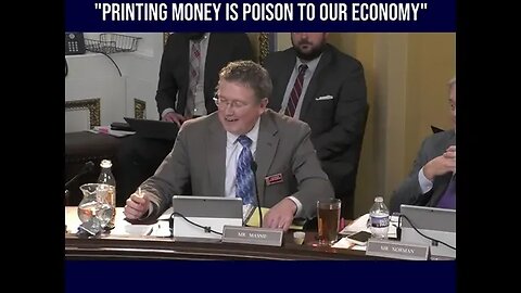 Rep. Thomas Massie: "Printing Money is Poison to Our Economy" 2/27/2023