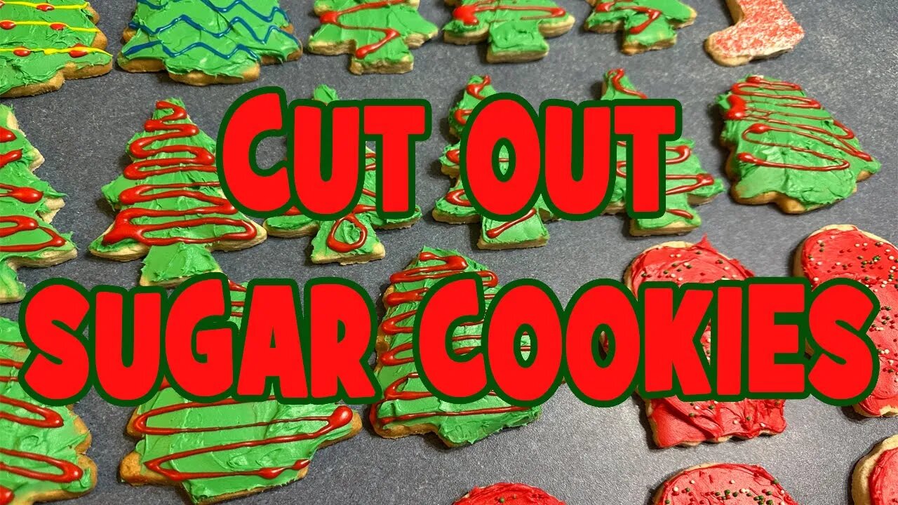 Cut Out Christmas Sugar Cookies