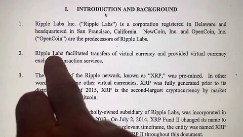 BREAKING…XRP RIPPLE COURT TRIAL FINDS XRP IS A CURRENCY AND RIPPLE IS???