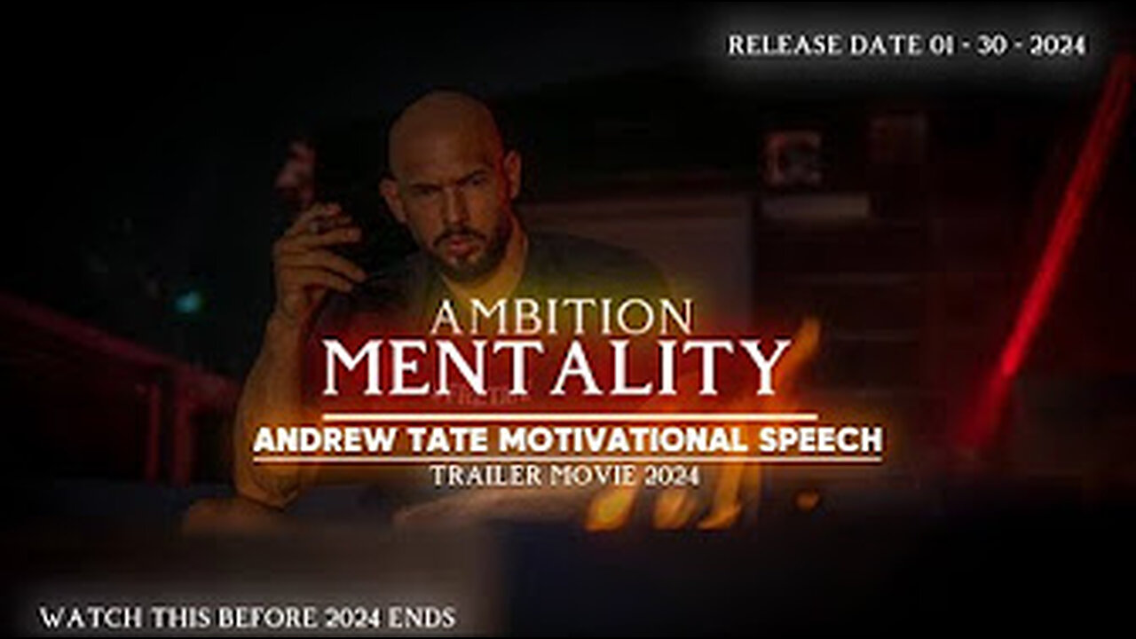 AMBITION MOTIVATIONAL SPEECH || ANDREW TATE PODCAST || 4K