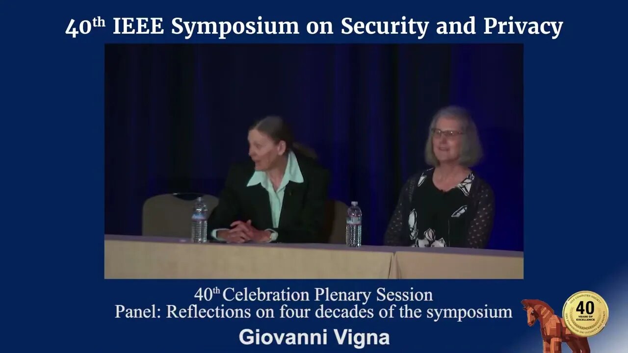 IEEE S&P 2019 40th Celebration Plenary Session Panel Reflections on four decades of the symposium