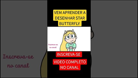 COMO DESENHAR STAR BUTTERFLY - STAR VS AS FORÇAS DO MAL #shorts #starbutterfly #short