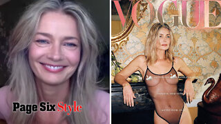 Paulina Porizkova Talks 40 Year Anniversary of Vogue Cover