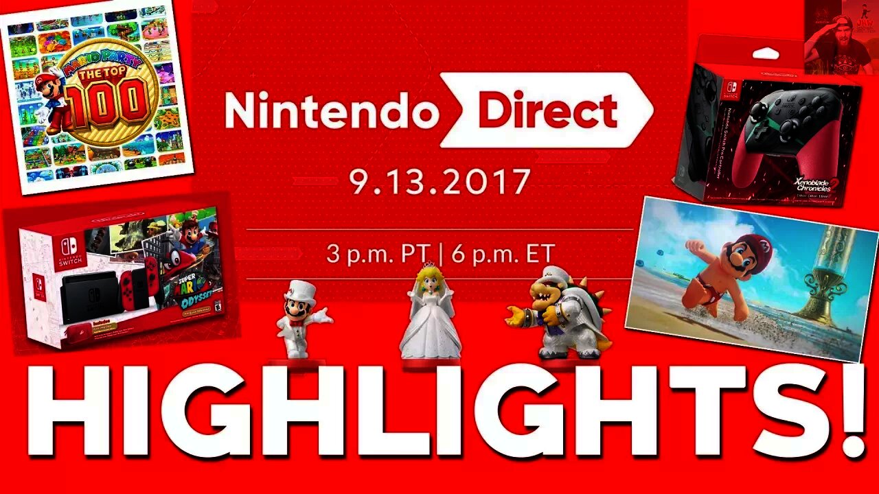 Nintendo Direct 09.13.2017 HIGHLIGHT ROUNDUP! | New Odyssey Kingdoms, Switch Bundle, & LOTS MORE!