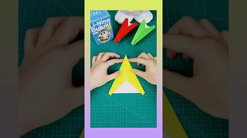 kreatif membuat pesawat terbang dari kertas origami #origami #origamitutorial #origamicraft