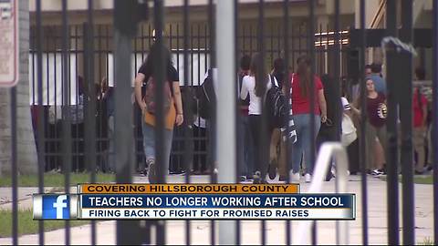 Hillsborough teachers fire back, say they will no longer work more than 8-hours a day