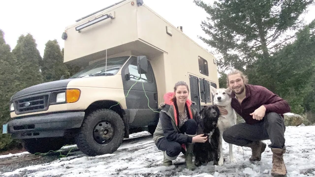 COUPLE Lives in VAN During WINTER to SAVE MONEY