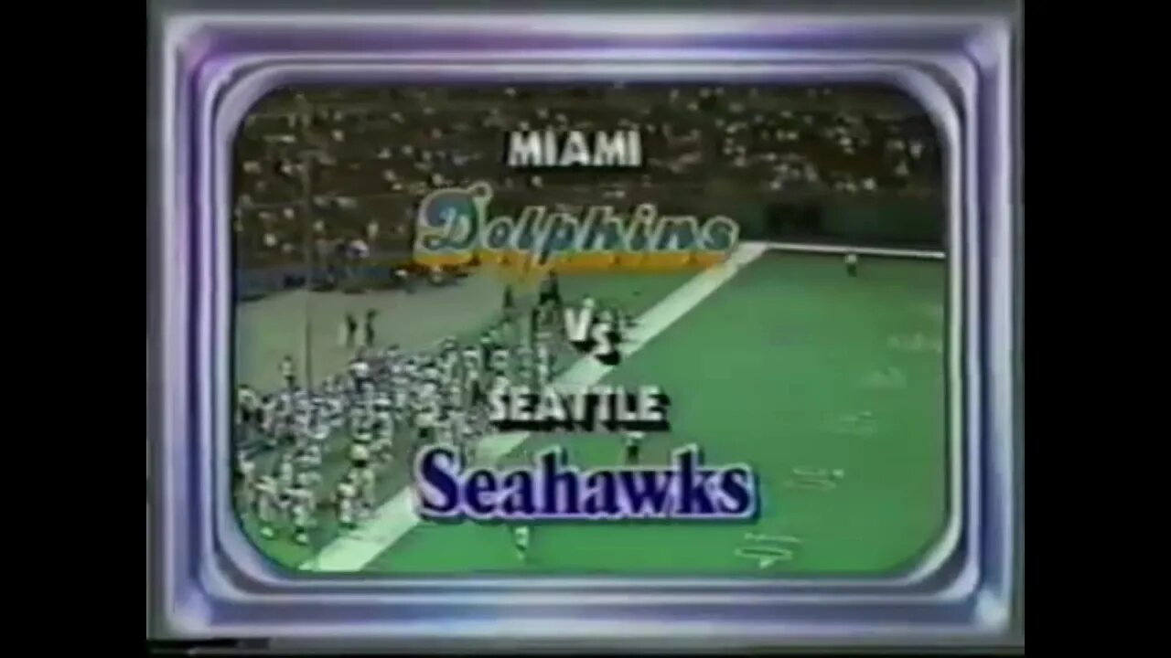 1987-10-04 Miami Dolphins vs Seattle Seahawks