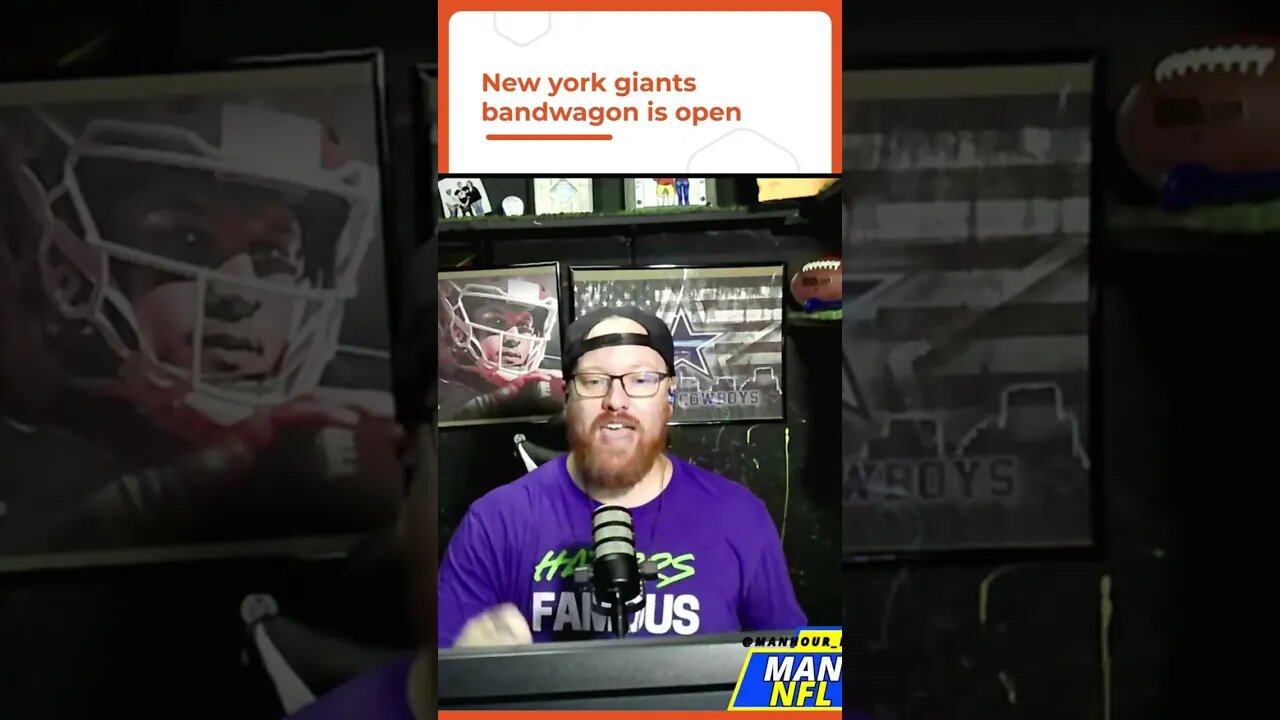 New York Giants Bandwagon is Open