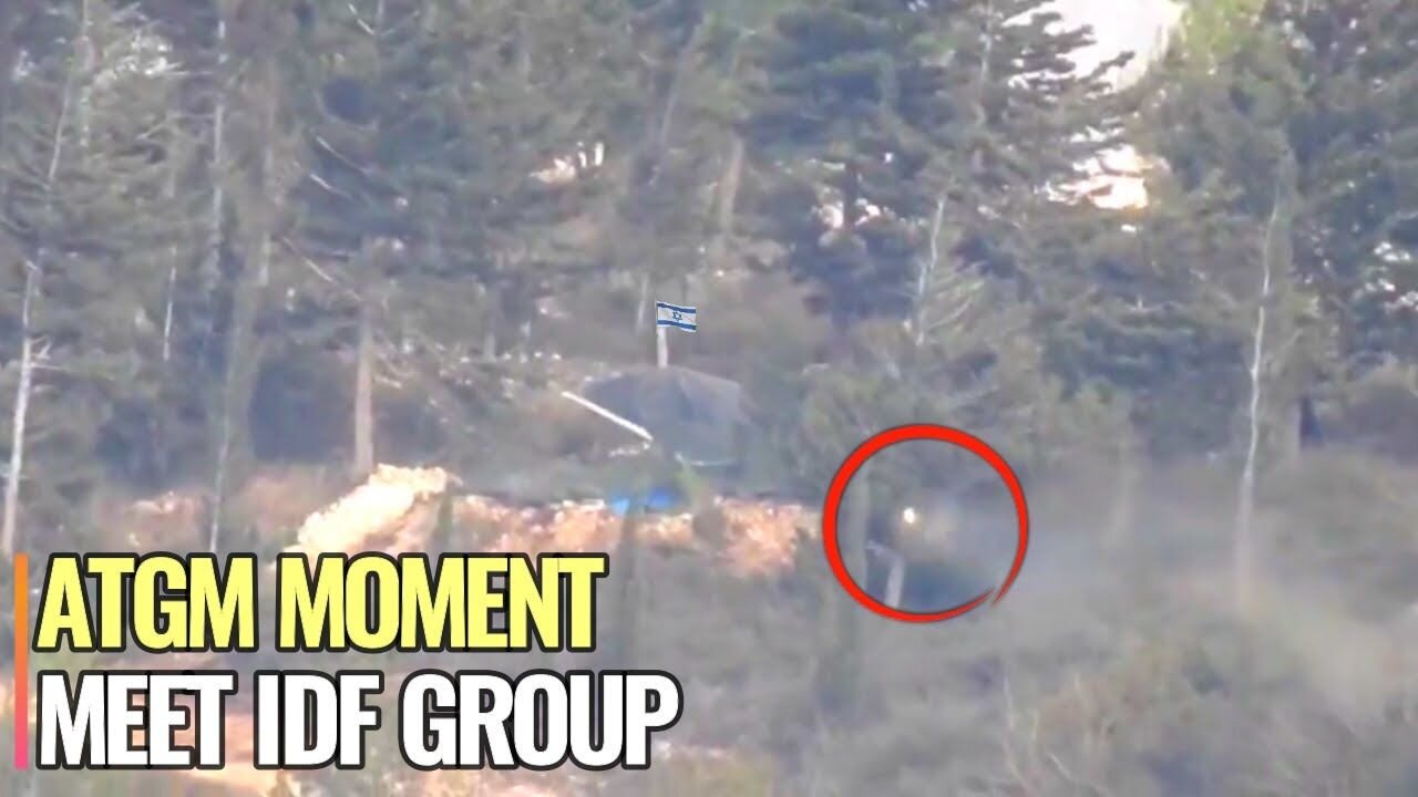 Hezbollah ATGM direct hit annihilated Israeli soldiers group