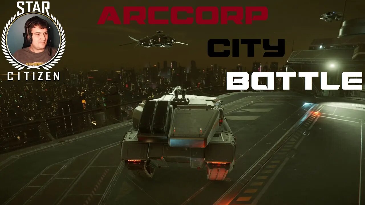 Large Org vs Org City Battle - Star Citizen Gameplay