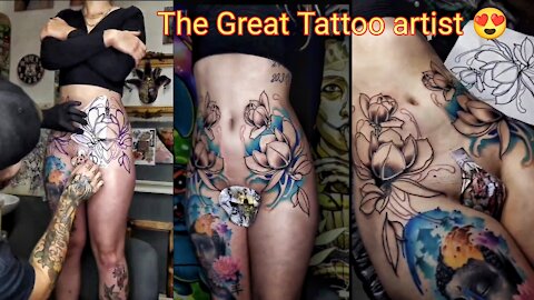 The Great Tattoo artist 😍 must watch this video