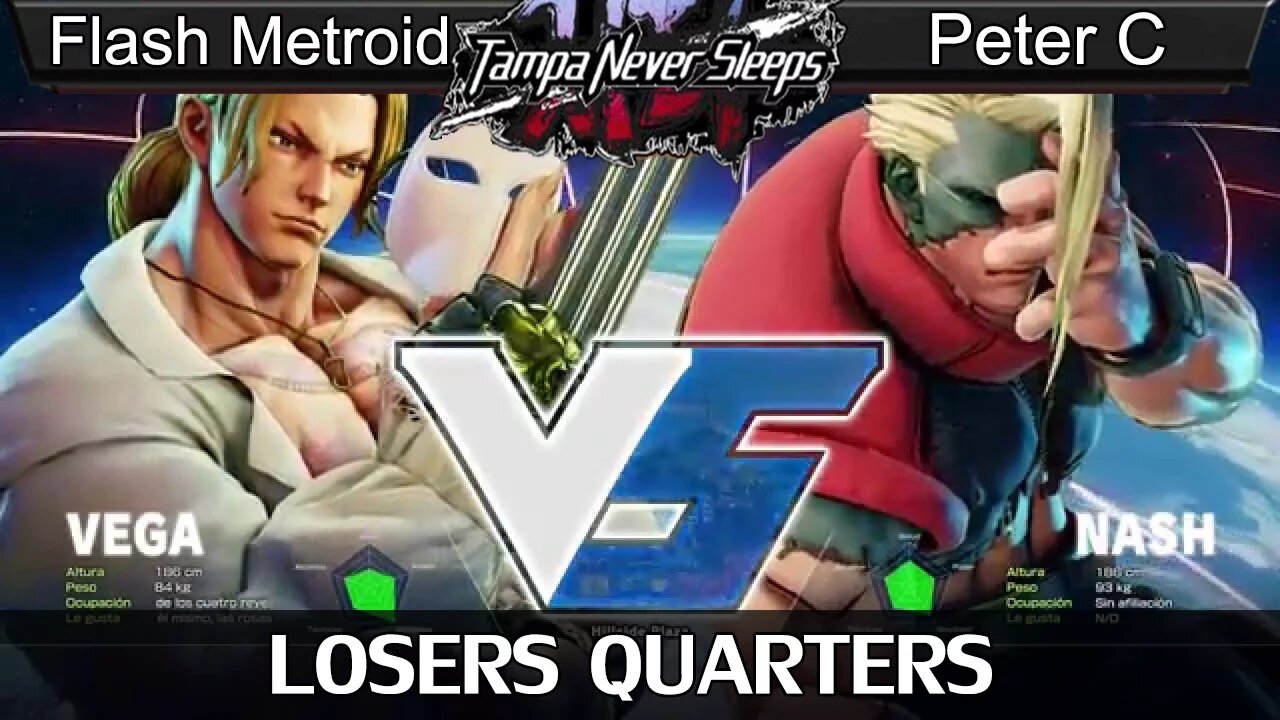 Flash Metroid (Vega) vs. Peter C (Nash) - Losers Quarters - TNS 6