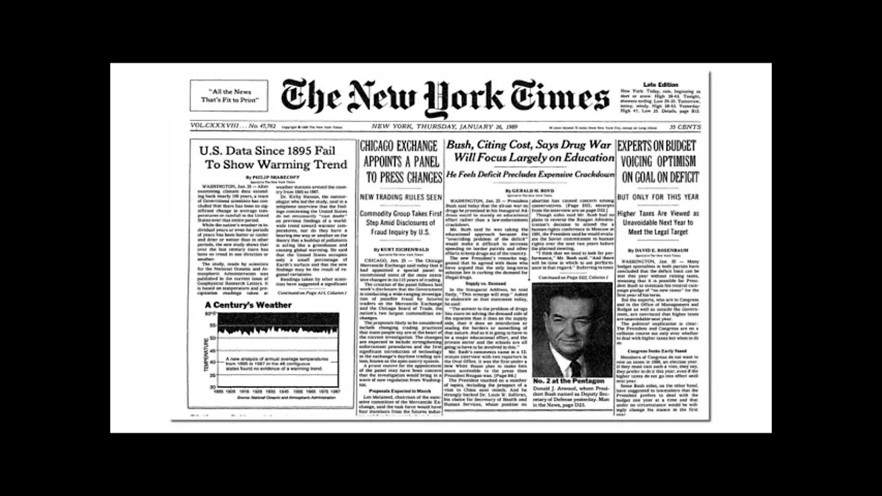 Dramatic Climate Change During The 1990s