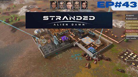 Stranded Alien Dawn - EP 43 | Build 4x4 Bedrooms! Contacting Spaceships