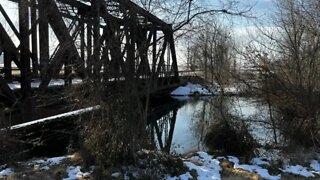 Magnet Fishing , Stuck to Railroad bridge immediatly