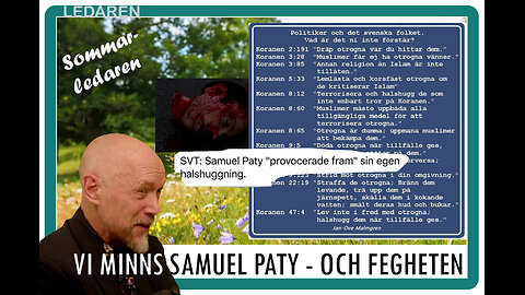 Ledaren 43: Vi minns Samuel Paty - och fegheten