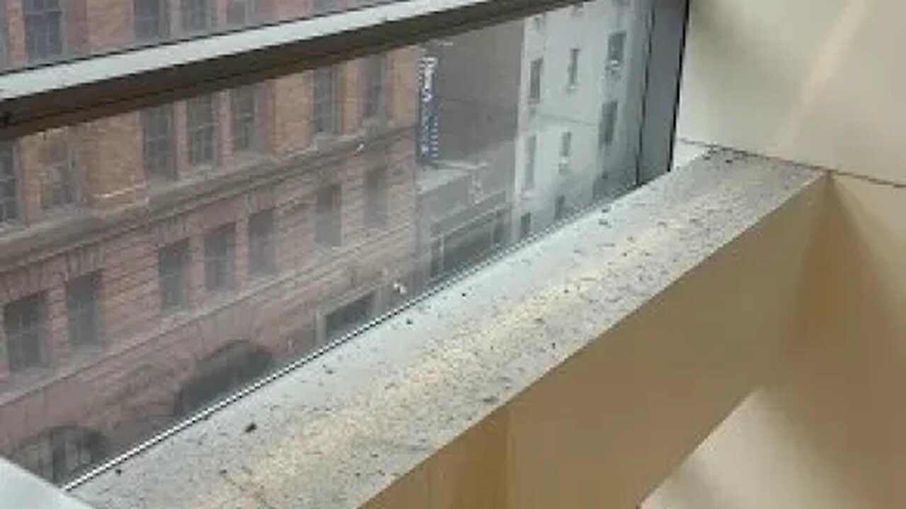Opinion: Dirt on the beams at Baruch College CUNY in New York City December 22, 2022.