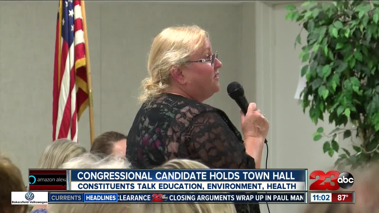 Congressional candidate holds townhall