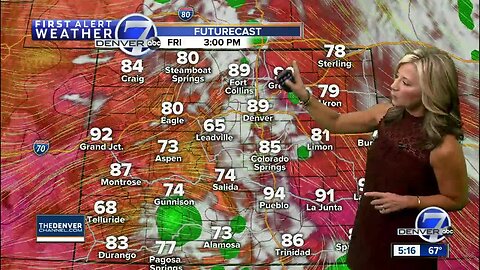 Friday 5:15 a.m. forecast