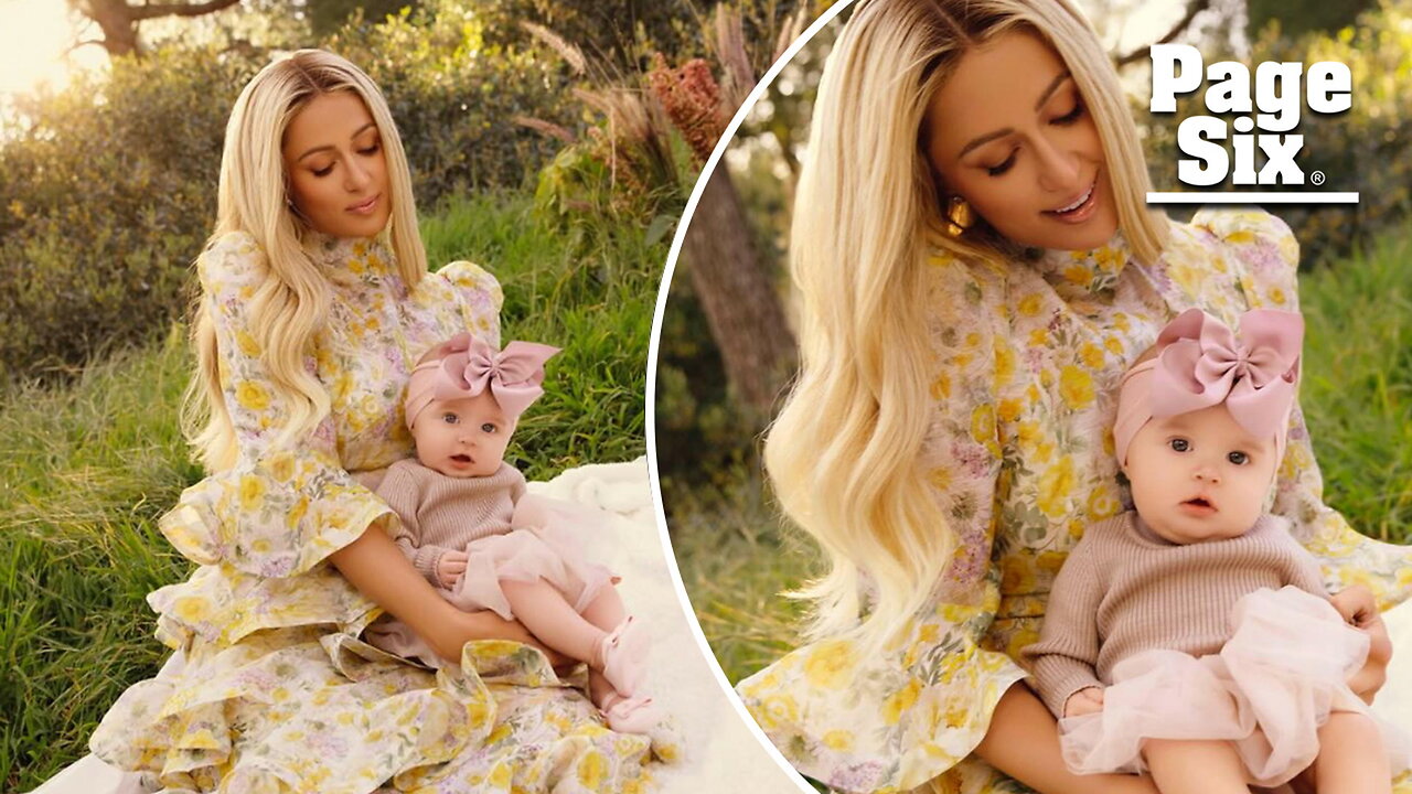 Paris Hilton shares adorable first photos of daughter London after keeping 5-month-old off social media