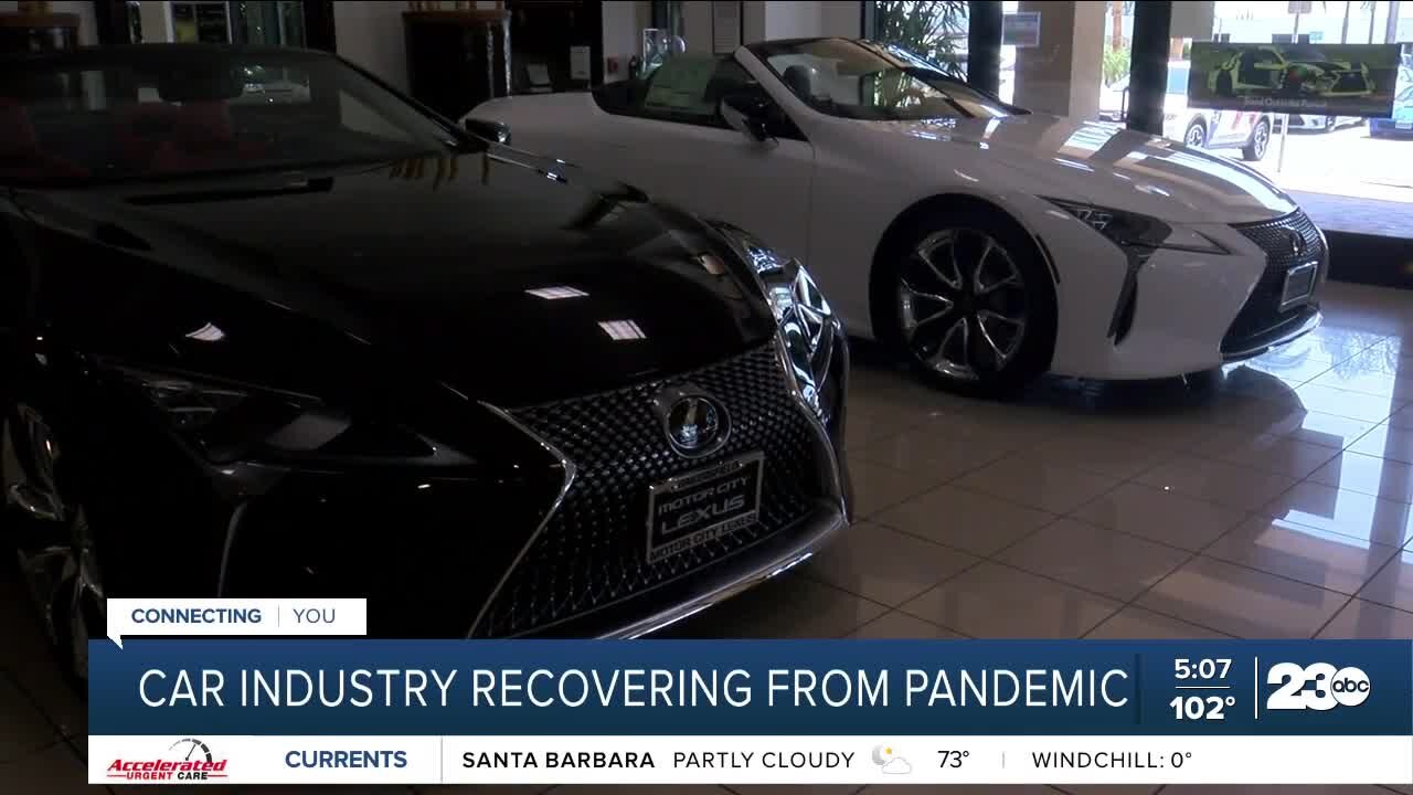 Car industry recovering from pandemic