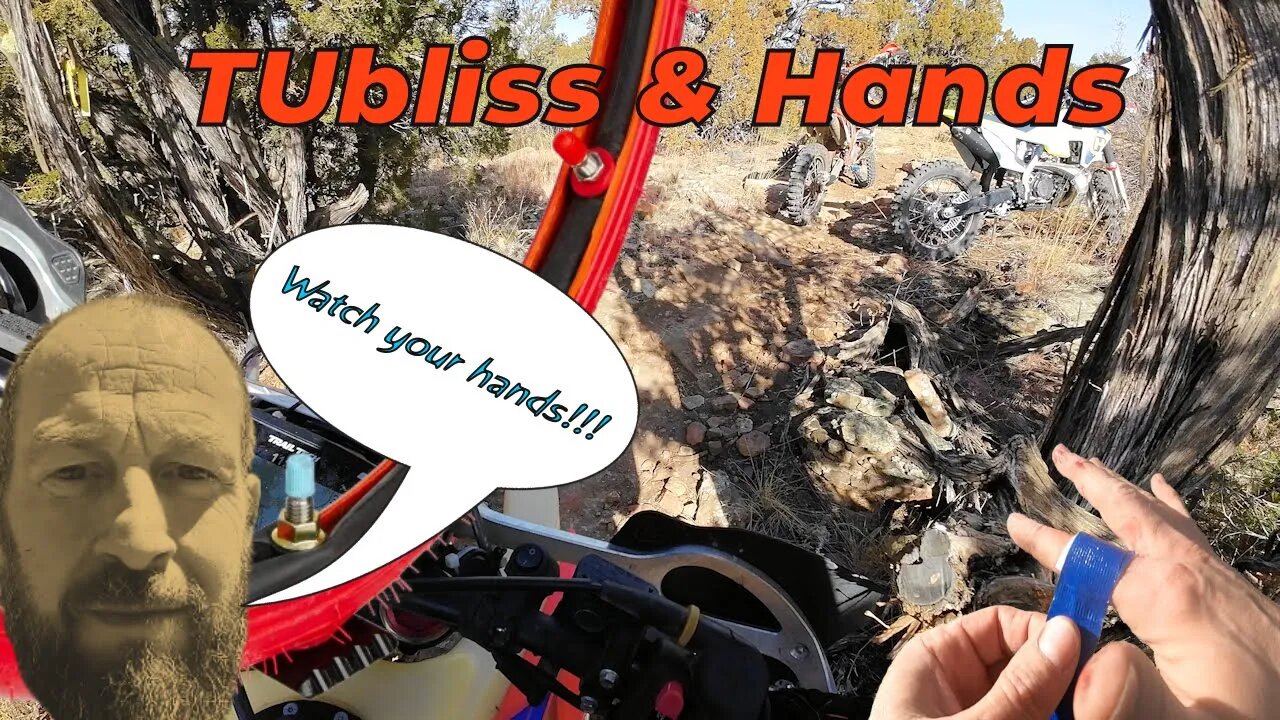 TUBliss really works but tree limbs don't work on hands!