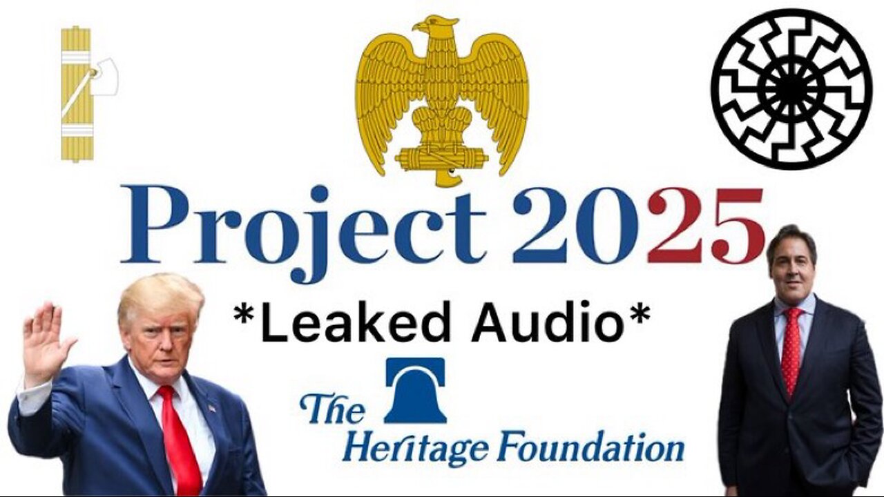 *Leaked Audio* Project 2025 Has Donald Trump's Support