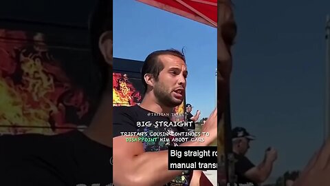 Tristan Tate’s Cousin Continues To Disappoint Him About Cars #Shorts