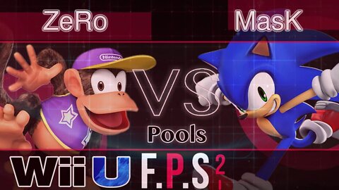 TSM|ZeRo (Diddy) vs. MasK (Sonic) - Wii U Pools - FPS2