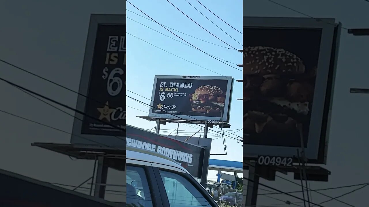 Carl’s Jr now serving Devil 👿 Burger for $6.66! Do not eat it!