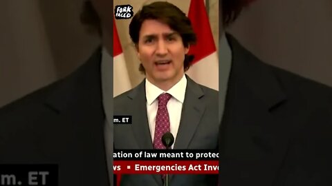 Justin Trudeau - Double State of Emergency