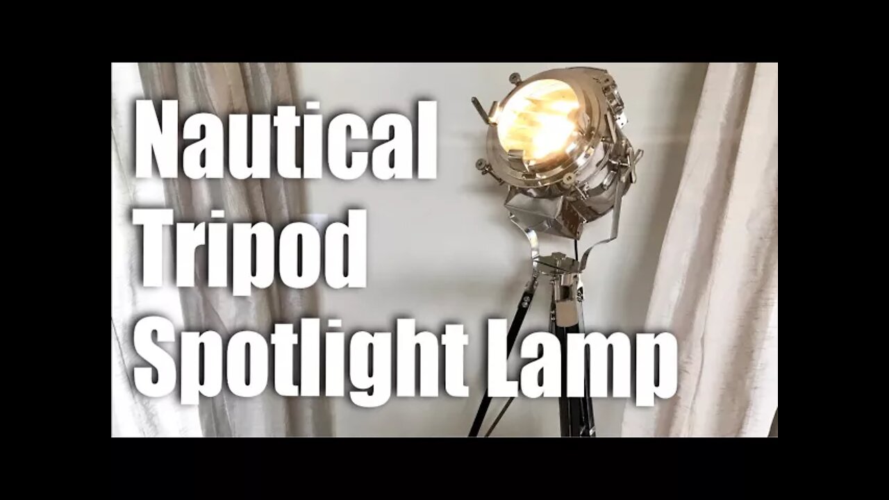 Vintage Modern Chrome Nautical Spotlight Lamp Review