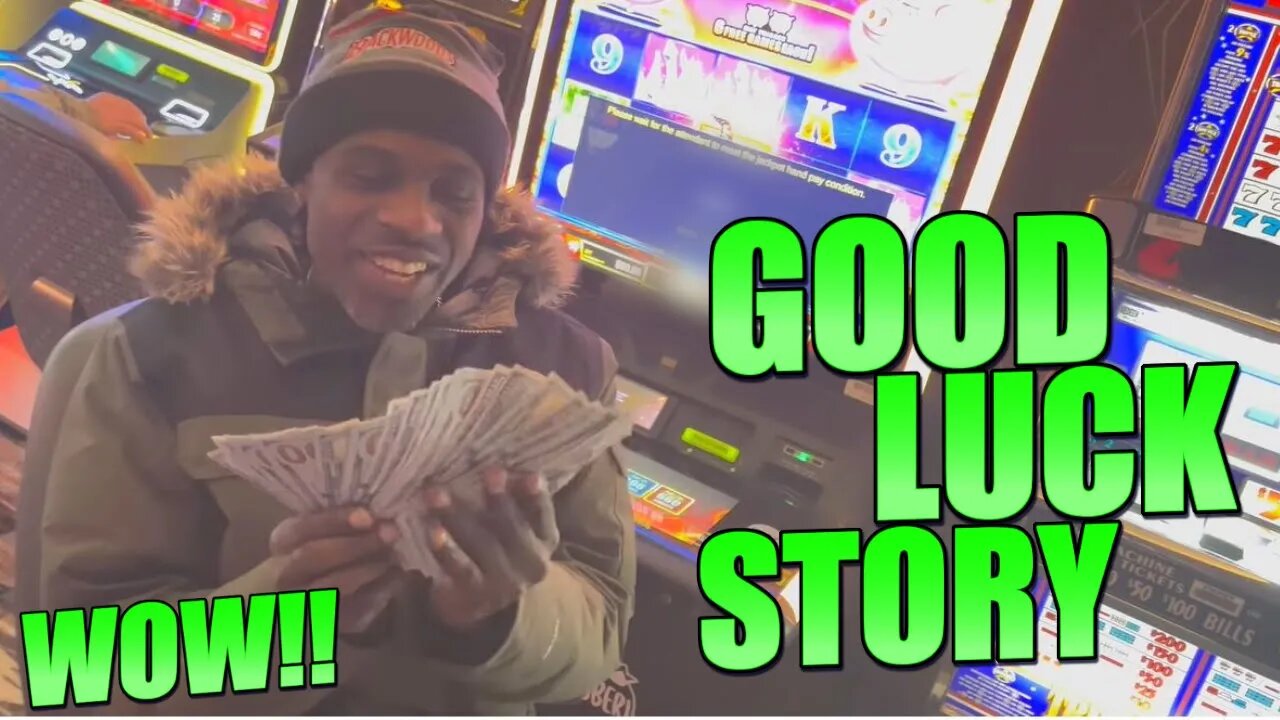 MY LUCKY CHIP LANDS HIM A MAXI JACKPOT!!!!!!!!!