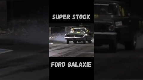 Vintage Super Stock Ford Galaxie Burnout! #shorts