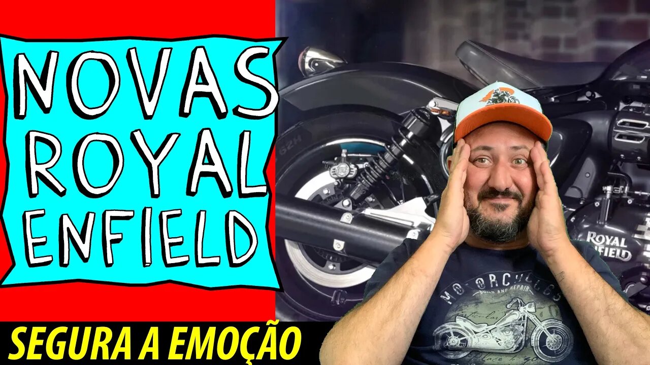 Segura a EMOÇÃO😮😮✅✅: NOVAS ROYAL ENFIELD podem ser APRESENTADAS AMANHÃ