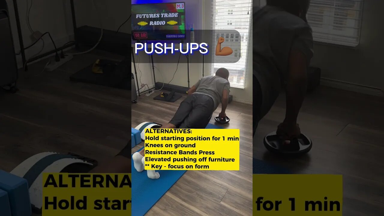 Fit Trader Challenge of the day: Pushups πͺπΎπͺπΎ #mv3trader