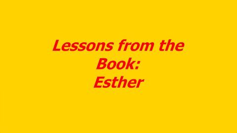 The Book Of Esther