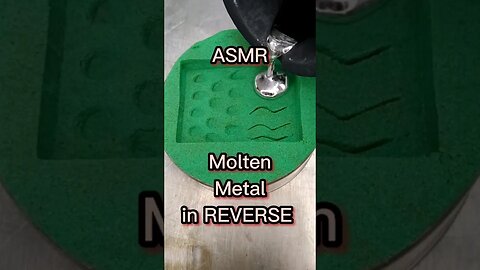 Compilation of Molten Metal In REVERSE #shorts #shortsfeed