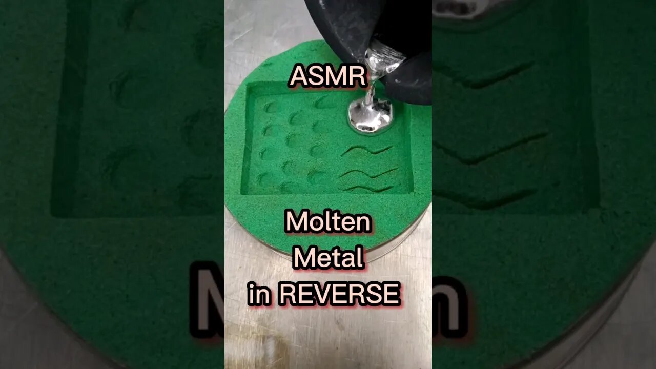 Compilation of Molten Metal In REVERSE #shorts #shortsfeed