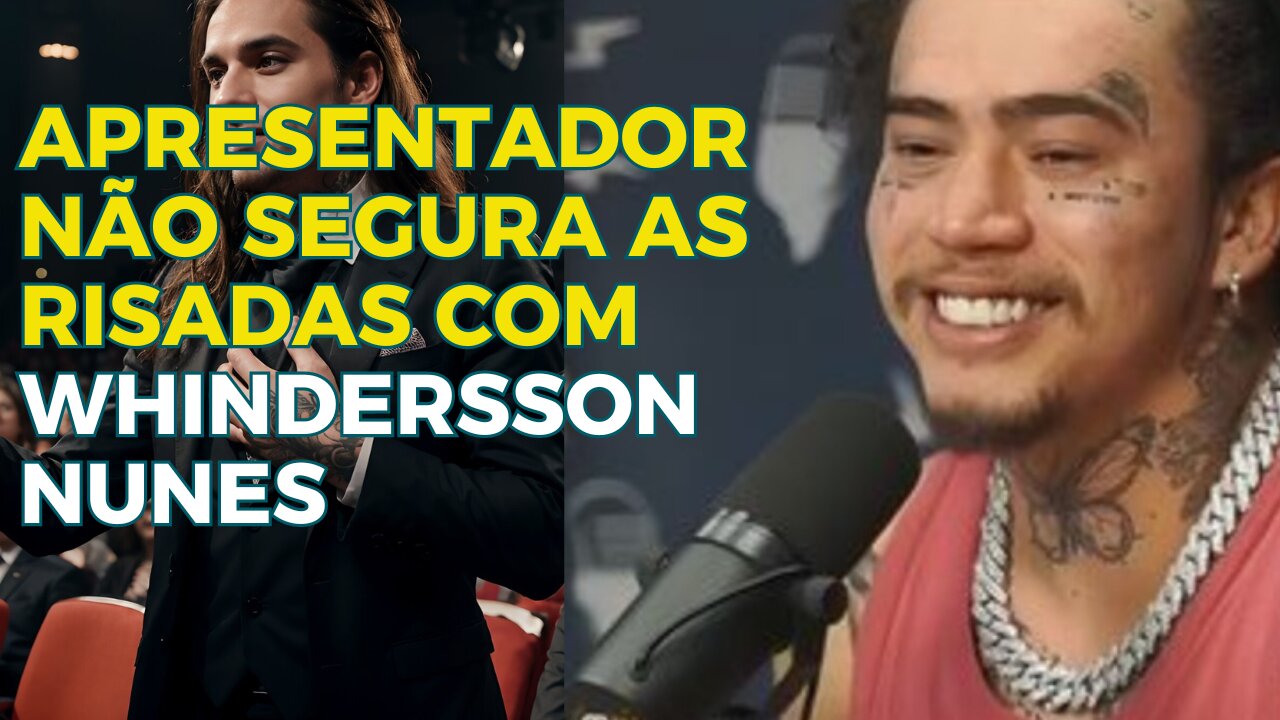 MOMENTO HILÁRIO WHINDERSSON NUNES FAZ O APRESENTADOR RIR #009 #cortes #podcast #flowpodcast